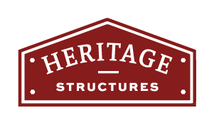 Red heritage structures logo